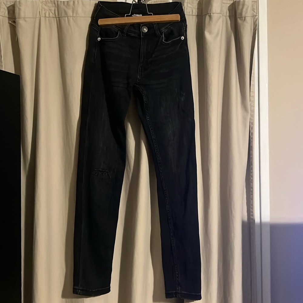 Zara Boys Slim Fit Distressed Jeans